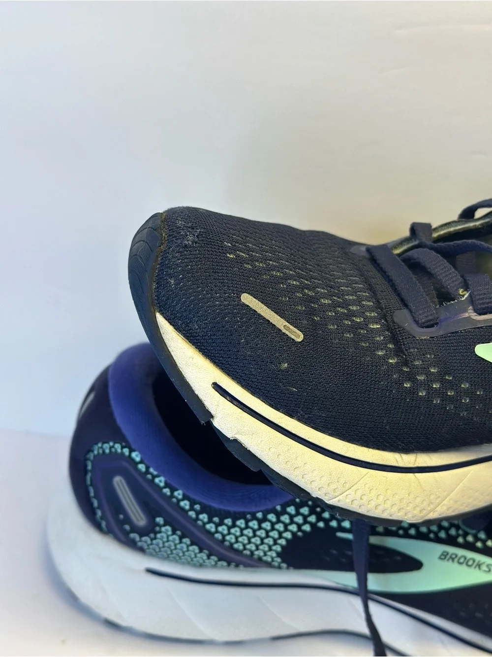 Brooks Ghost 14 Blue Running Shows Women’s Size 9 Wide 1203561D446 Teal